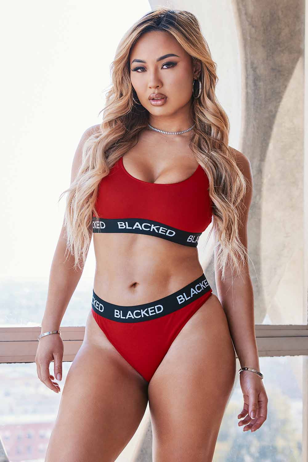 Blacked 10th Anniversary Sports Bra Lingerie Blacked