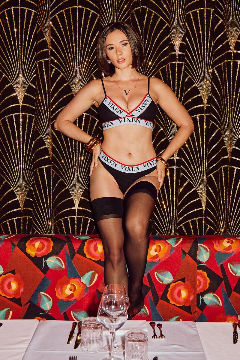 Vixen Icon Thong Panty Lingerie VIXEN 