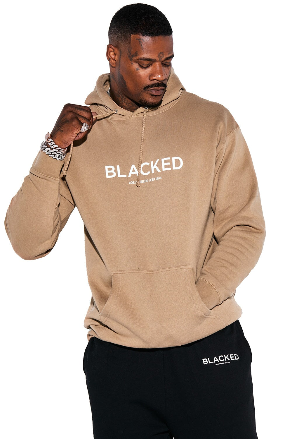 Blacked Hoodie - Sandstone Blacked