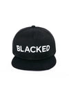 Blacked Snap Back Hats Blacked