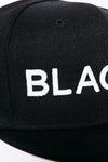 Blacked Snap Back Hats Blacked