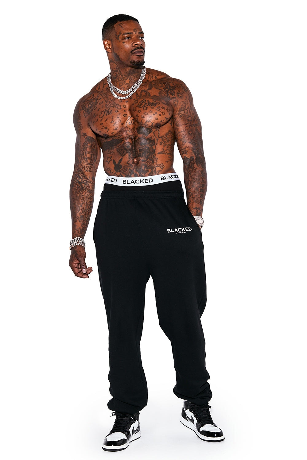 Blacked Sweats Bottoms Blacked