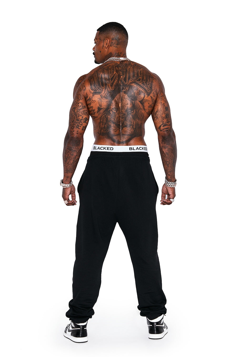 Blacked Sweats Bottoms Blacked