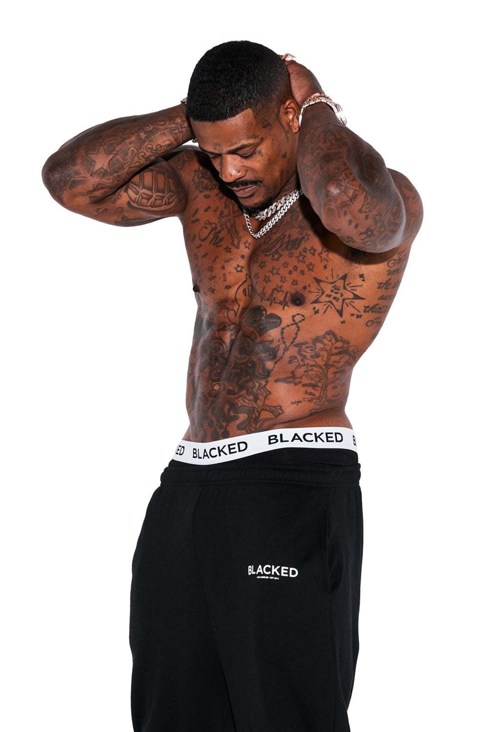 Blacked Sweats Bottoms Blacked