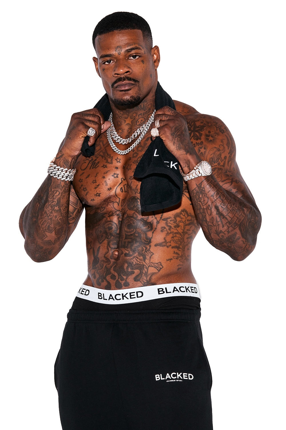 Blacked Sweats Bottoms Blacked