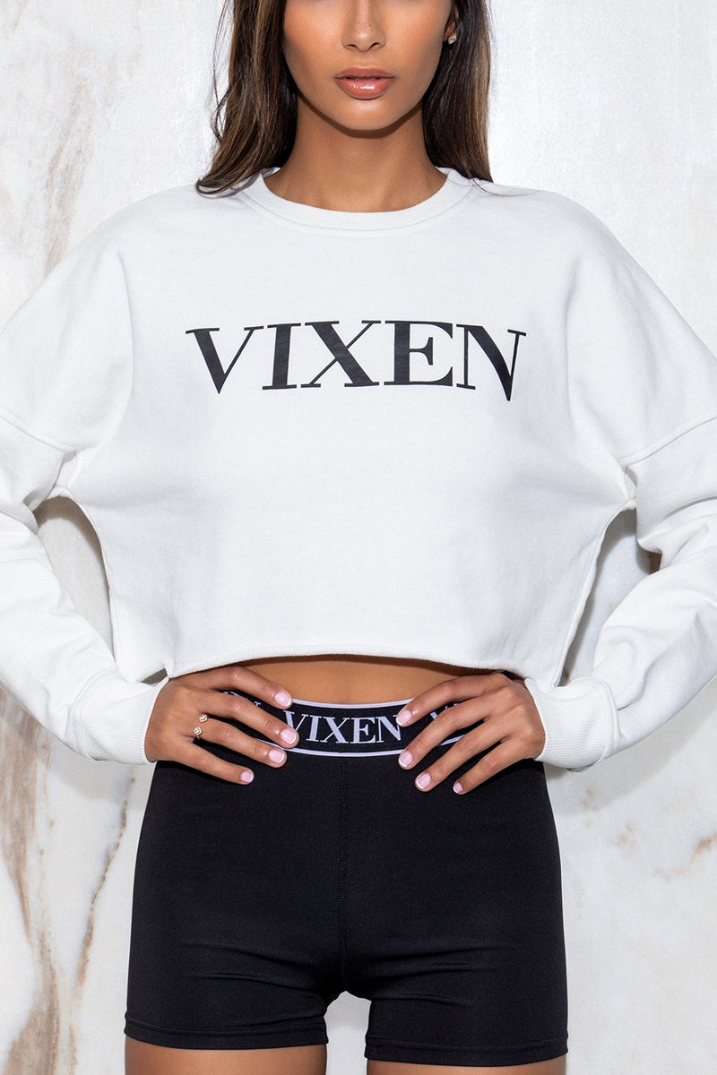 Vixen Cropped Loungewear Sweatshirt