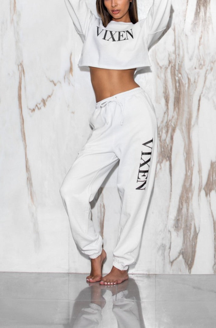 Vixen Cropped Loungewear Sweatshirt Sweatshirts VIXEN