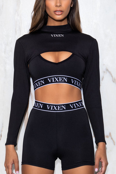 Vixen Cropped L/S Tee Tees VIXEN