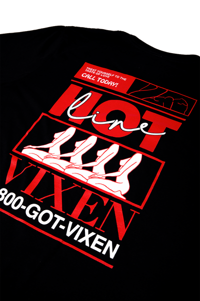 Vixen Hotline T-Shirt Tees VIXEN