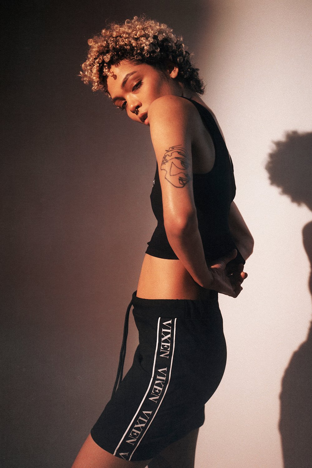 Vixen Jacquard Woven Logo Skirt Skirts VIXEN