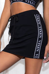 Vixen Jacquard Woven Logo Skirt Skirts VIXEN