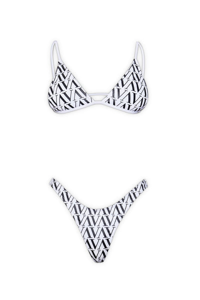 Vixen V Print Bikini Bottom Swimwear VIXEN