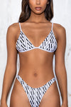 Vixen V Print Bikini Top Swimwear VIXEN