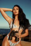 Vixen V Print Bikini Top Swimwear VIXEN