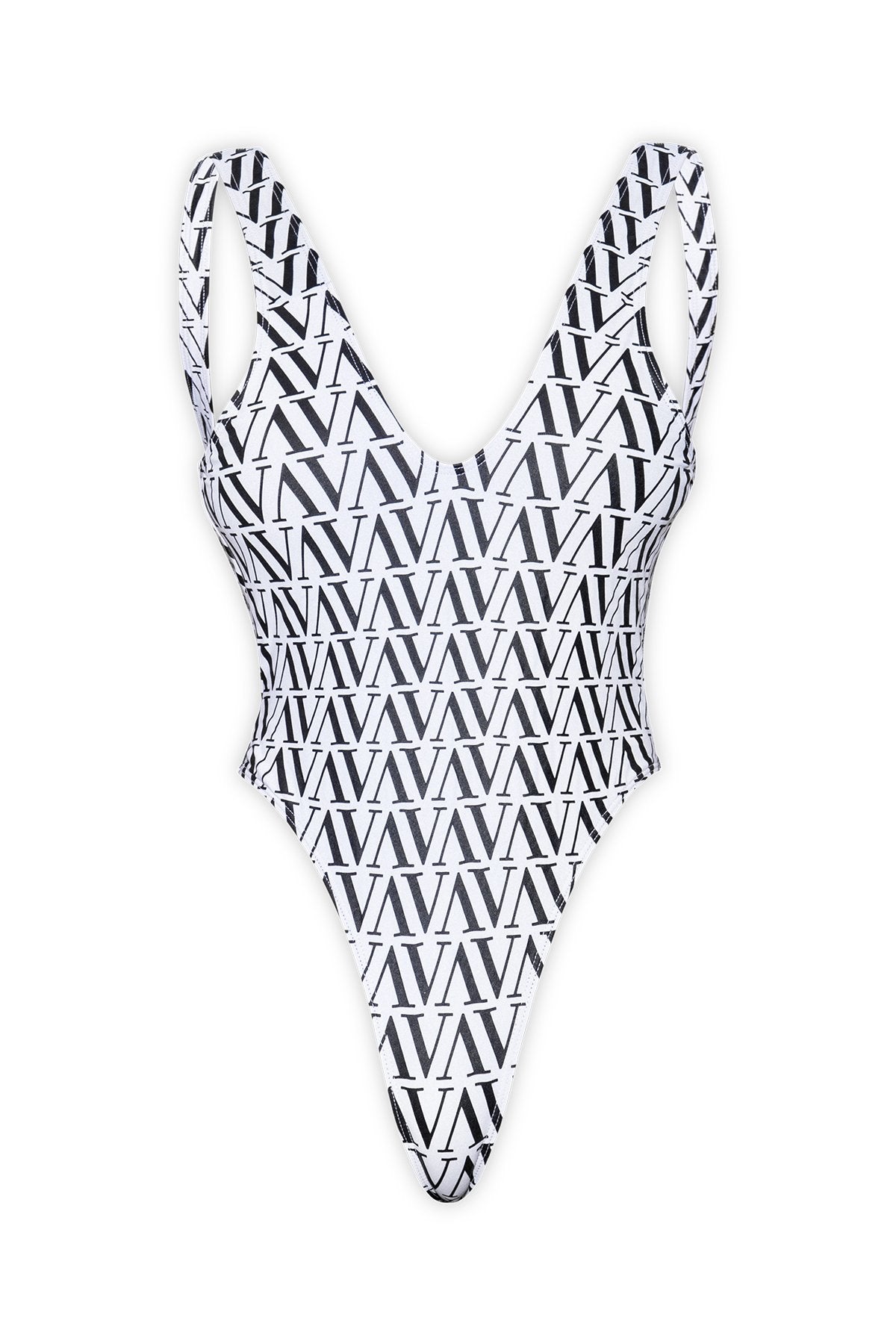 Vixen V Print One Piece Swimsuit Swimwear VIXEN